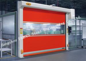 Wholesale Automatic High Speed Electric Roller Shutter Doors PVC Fabric Doors With Aluminium Frames from china suppliers