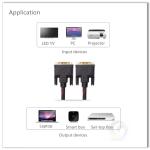 QS6007，DVI-D to DVI-D Digital Video Cable