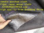 Plastic mulch weed mat Fiber layer needle punched cloth ground cover weed