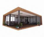 20 Foot Luxury Mobile House with Living and Aluminum Alloy Windows Customized