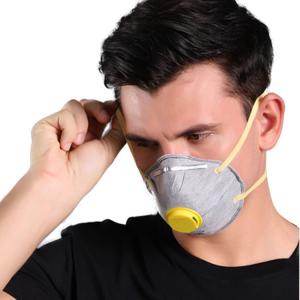 Wholesale Anti Dust Activated Carbon Cup FFP2 Mask , Disposable Nonwoven Dust Mask With Valve from china suppliers