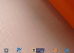 Thermal Insulation Materials 0.45mm One Side Orange Silicone Coated Fiberglass