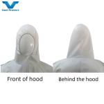 Protective Isolation Clothing Durable Waterproof CE Type 5 6 Coveralls With Shoe