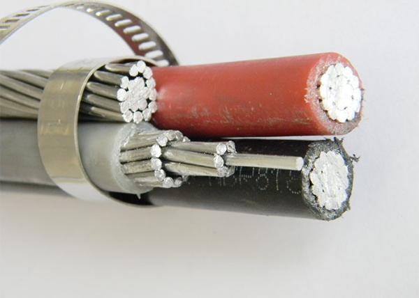 XLPE AAC Lepas 4/0AWG AAAC Supporting Wire Triplex Overhead Cables Aerial