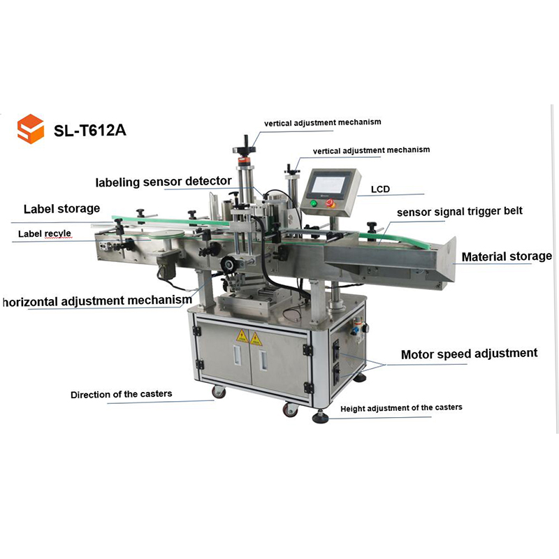 280 KG Capacity Labeling Machine for Round Positional Labeling of Plastic Bottle Cans