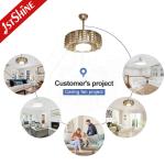 RoHS Electric Concealed Bladeless LED Ceiling Fan Wall Control