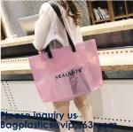 Amazon Hot Sells Transparent Hologram Laser Messenger Bag Women Pink Jelly