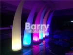 LED Blow Up Pillar Lighting Decoration For Advertsing , Inflatable Light Tube