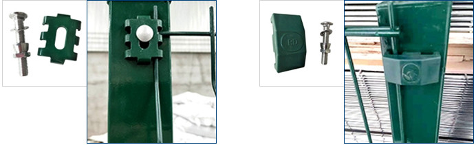 3d Curved Welded Wire Mesh Triangle Fence Panel For Airport