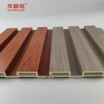 Wholesale Factory Price Wooden Grains Fluted Wall Panel Wpc Home Indoor