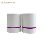 Custom Printed Pulp Paper Tube Round Kraft Packaging Box For Tea Coffee Candy