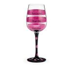 Custom Design High Quality Personalized Glitter 450ml Red Wine Glass Glass Gift