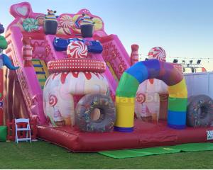 Wholesale EN14960 Commercial Inflatable Slide Kids Candy Bouncy Castle from china suppliers
