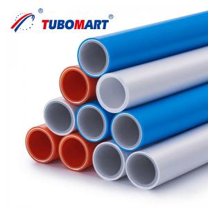 China White Red Blue Pex Water Pipe DN 16mm - 32mm Cross Linked Polyethylene Pex Tubing on sale