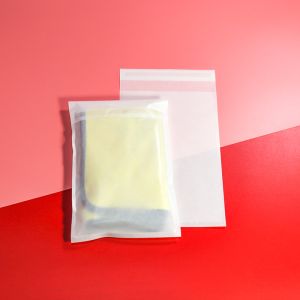 Custom Printed Glassine Paper Bags with Self Seal Closure