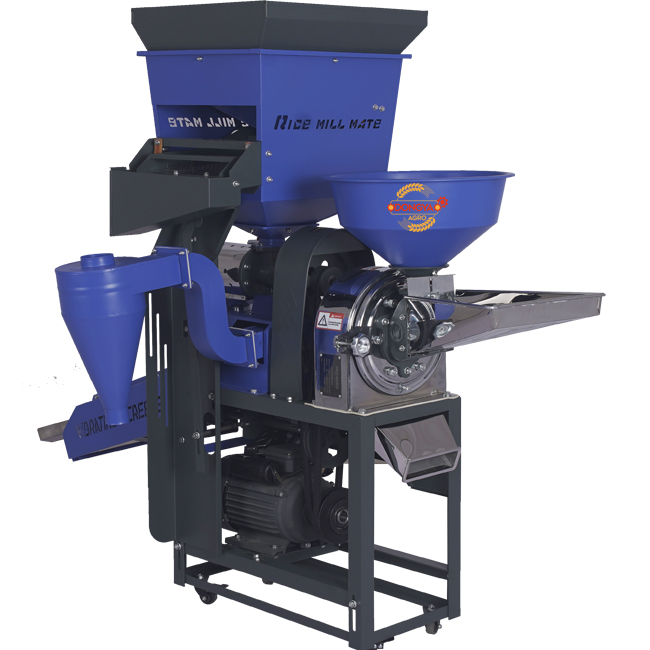 DONGYA AGRO 6N2025 Pro Max 7 in 1 Combine Rice Mill Machine with Vibration, Cleaner, Sorting, Flour Milling
