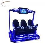 Crazy 9d Virtual Reality Simulator Equipment 3 Person For Entertainment