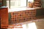 80*60 cm Bohemia Handmade crochet hook Daisy striped blanket, flower crochet