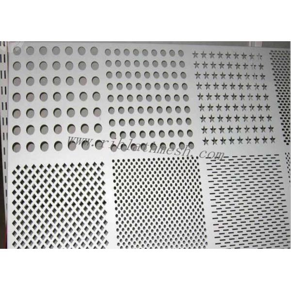 0.2-1.5m Width Decorative Perforated Metal Mesh 2m Length Aluminium