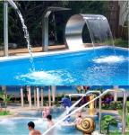 Swimming Pool 1.5m Stainless Steel Waterfall Jet