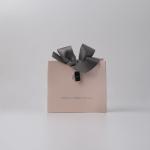 Custom Order Accepted Luxury Gift Shopping Paper Bag With Your Own Logo On Ivory