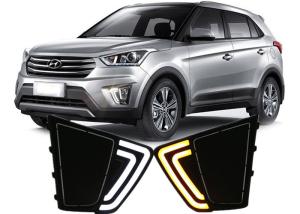 Wholesale Hyundai 2014 2015 IX25 Creta Daytime Running Lights with LED Yellow Turn Signal from china suppliers