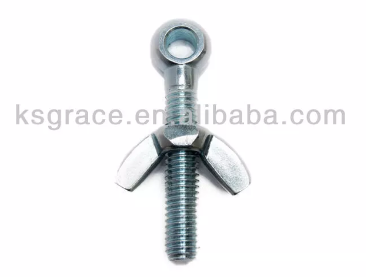 M4 To M100 Lifting Ring Eye Bolt Dog Bolt With Wing Nut
