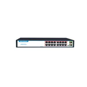 Wholesale 16 Port PoE Network Switch 16x10/100/1000mbps POE Port 2x1000mbps SFP UP Link Port from china suppliers
