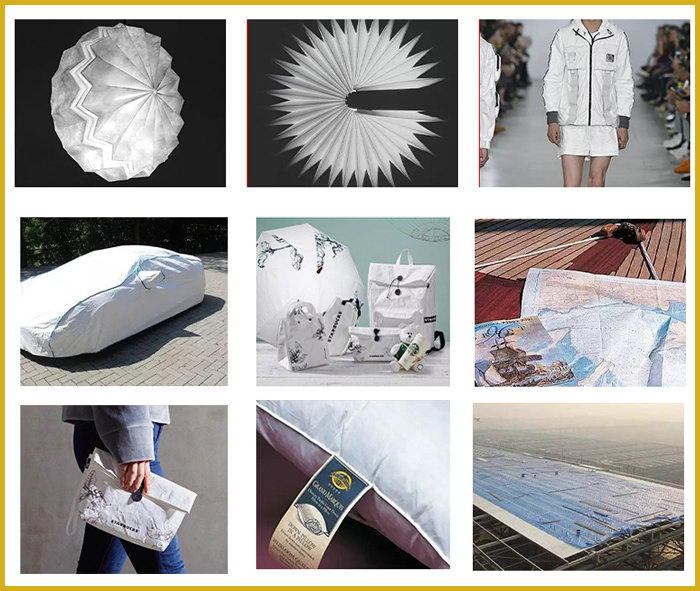  68gsm 75gsm White Tyvek Paper For Desiccant Packing 70 * 100cm Waterproof