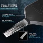 JOOLA Gen3 Graphite Black Pickle Ball Racket16.5''*7.5'' Carbon Fiber Pickleball