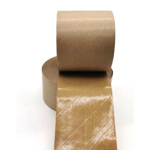Wholesale Water Activated 120um Reinforced Kraft Paper Tape For Carton Sealing from china suppliers
