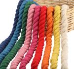 DIY Colored Cotton Macrame Cord 20mm Colored Cotton Rope For Crafts