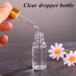 15ml 20ml 50ml 100ml luxury empty Clear Transparent Serum hair Essential Oil