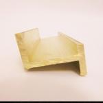 Anti Fade Brass Extrusion Profiles , 1000mm Long Metal H Channels