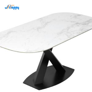 Wholesale 1700mm White Modern Rectangle Dining Table For Kitchen Use DT-1031 from china suppliers