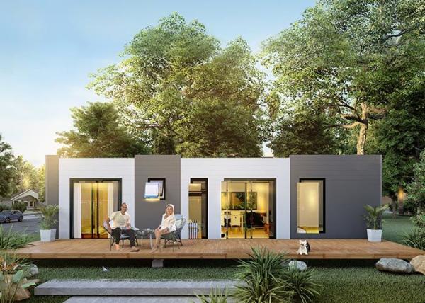 Prefabricated Modular House Kits Light Steel Frame House For Adu AU/USA/EU