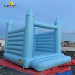 Custom Inflatable Bouncy Castle Blue Wedding Jumping Castle Bounce House