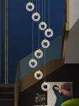 Modern Villa Apartment Living Room Crystal Long Staircase Pendant Lamp With