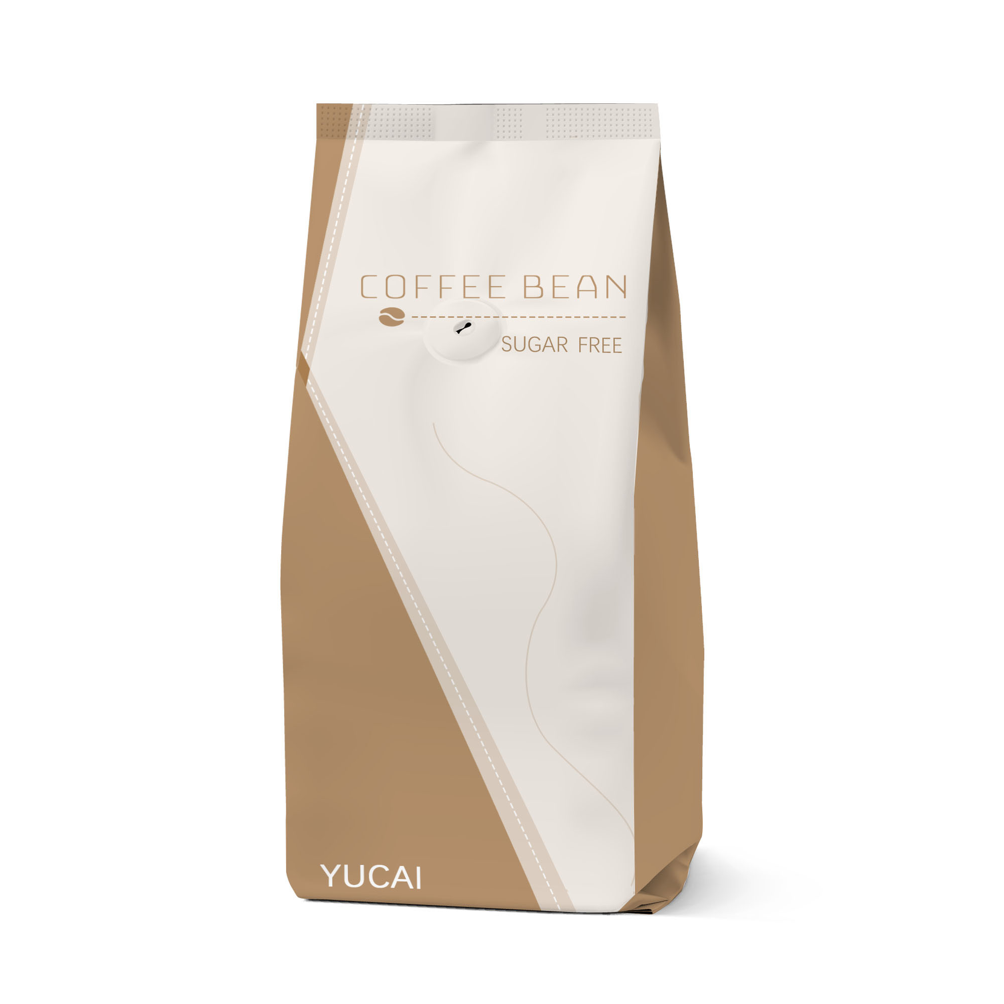 500g Coffee Packaging Bags Heat Seal Foil Laminated Printed Side Gusset Pouches