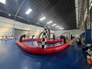 Wholesale Custom Commercial Inflatable Go Kart Race Track Inflatable Bumper Car Arena from china suppliers