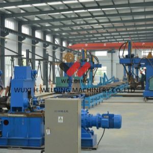Straightening H Beam Production Line 25KW Mechanical Flange Leveling
