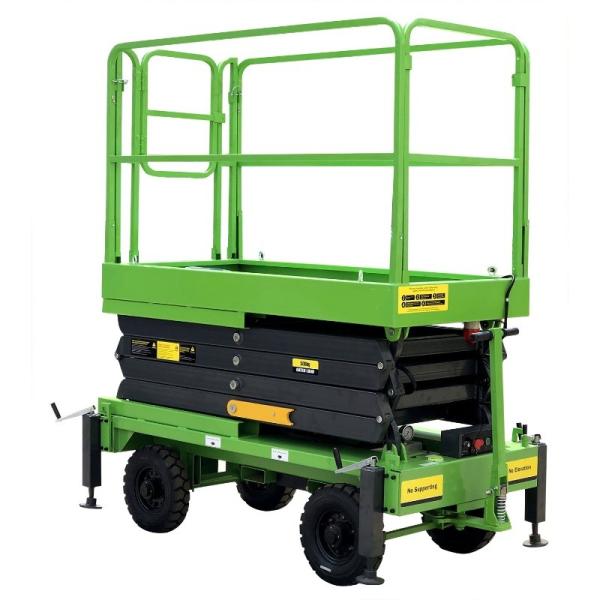 Industrial Mobile Scissor Lift Moveable Hydraulic Lift For Aerial Work 11 Meters
