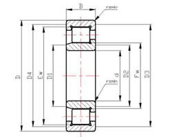 Wholesale SL series ZSL1923 Series ZSL192315 Cylindrical Roller Bearings with retaining edge from china suppliers