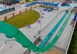 Fiberglass Material High Speed Slide Customized Size For Amusement Park