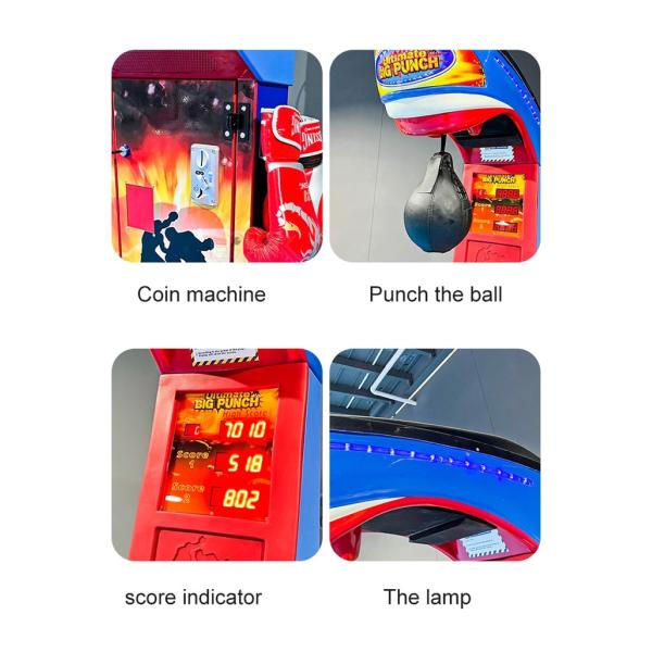 Coin Operated Ultimate Big Punch Boxing Games Amusement Bar Sell Drinks Machine