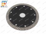 4" Fine Diamond Turbo Saw Blade Cutter Disc For Granite Marble Quartz Stone
