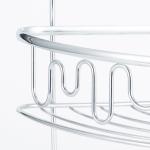 Effortless 2 Tiers Iron Wire Hanging Shower Organizer No Drilling Required