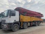 2018 Remote Controlled Diesel Concrete Pump Truck Parts In White Yellow And Red