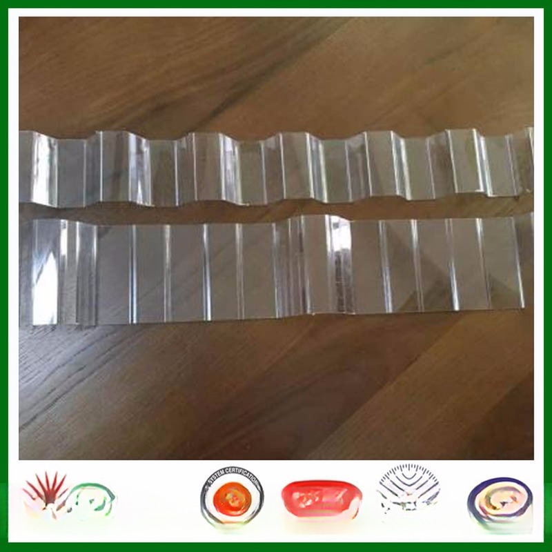 Apartment Roofing Polycarbonate Corrugated Sheet Virgin Material