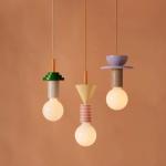 Nordic Lamp Wood LED Pendant Lights Kitchen Home Decor mini pendant lamp(WH-AP